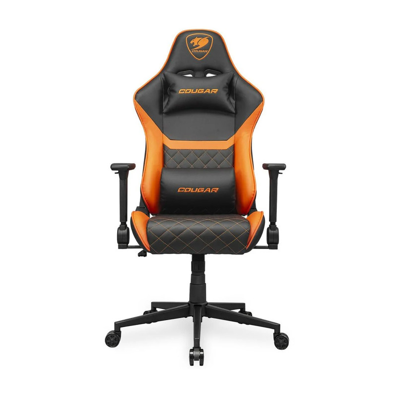Cougar Armor One V2 Gaming Chair - Black/Orange - كرسي